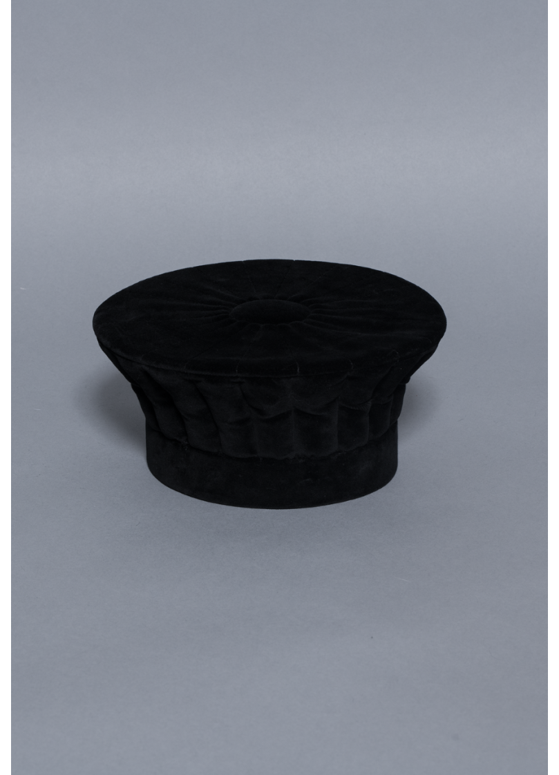 Toque en Velours sans galon Toque en Velours sans galon