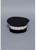 Toque en Soie 1 galon argent
