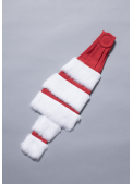 Epitoge Rouge 3 rangs Lapin