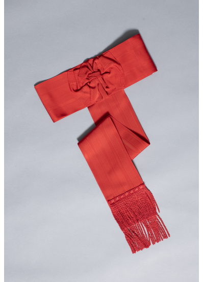 Ceinture Rouge Frange Rouge