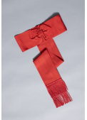Ceinture Rouge Frange Rouge
