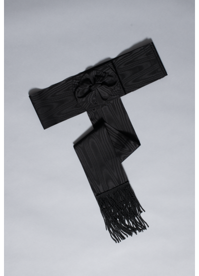 Ceinture Moirée Noire - Ponsard & Dumas