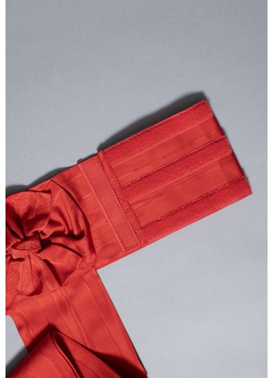 Ceinture Rouge Frange Or