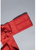 Ceinture Rouge Frange Or