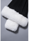 Epitoge Noire Angora Synthétique