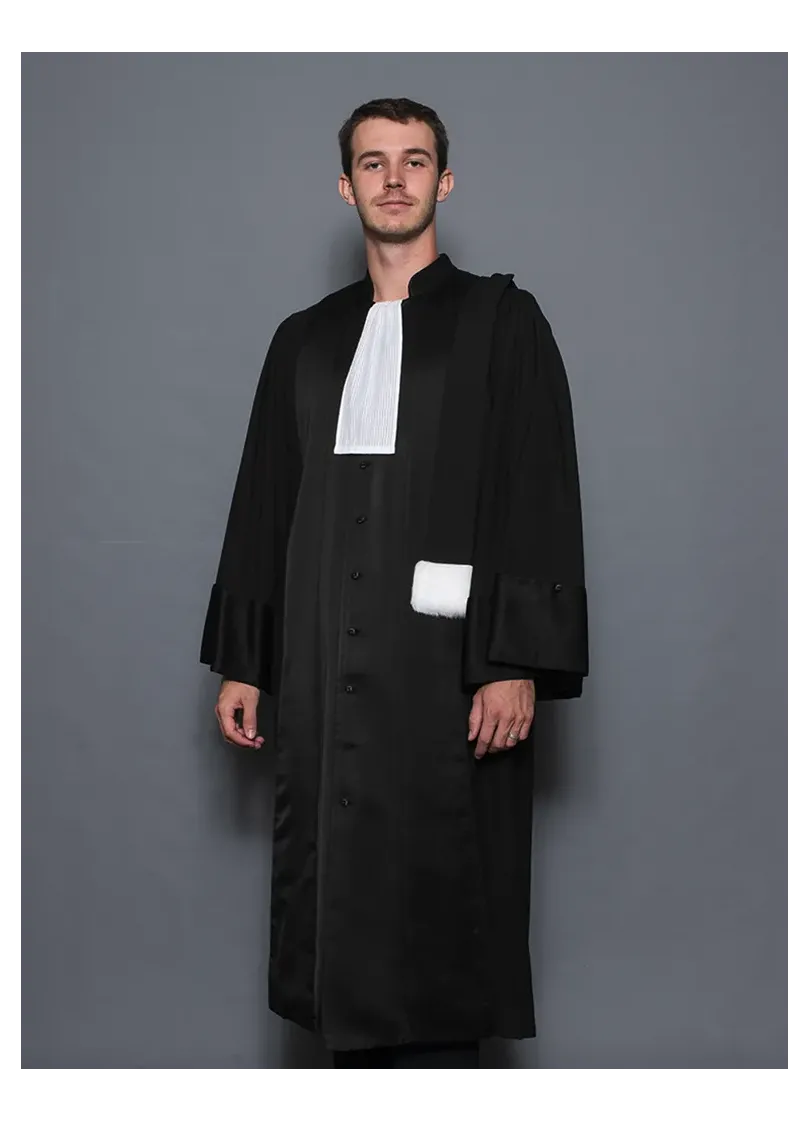 Robe Magistrat noire Tribunal Judiciaire - La Pragmatique Robe Magistrat noire Tribunal Judiciaire - La Pragmatique