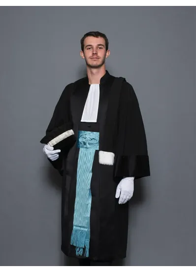 Robe Magistrat noire Tribunal Judiciaire - L'Indispensable