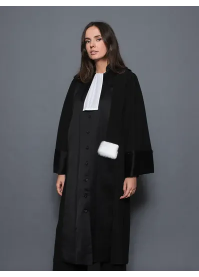 Robe Magistrat noire Tribunal Judiciaire - La Séduisante