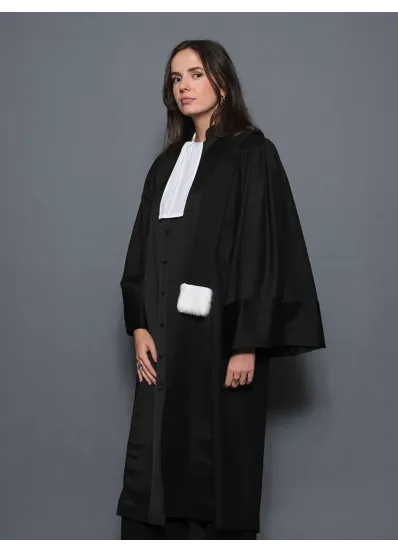 Robe Magistrat noire Tribunal Judiciaire - L'Eloquente