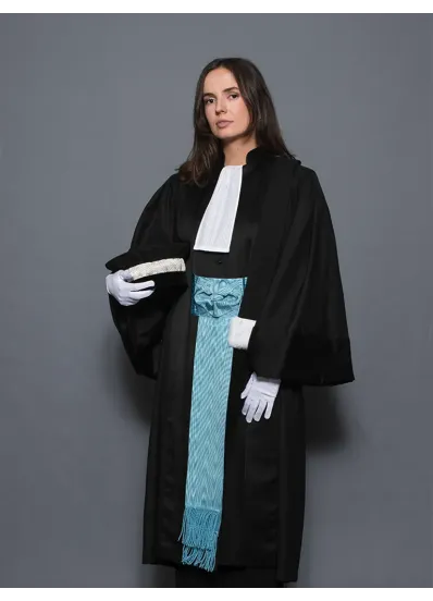 Robe Magistrat noire Tribunal Judiciaire - L'Eloquente