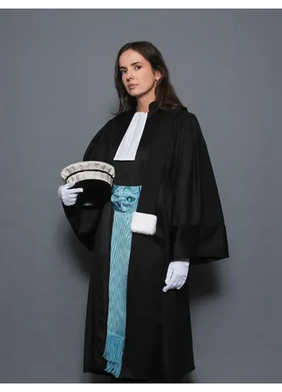 Robe Magistrat noire Tribunal Judiciaire - L'Eloquente