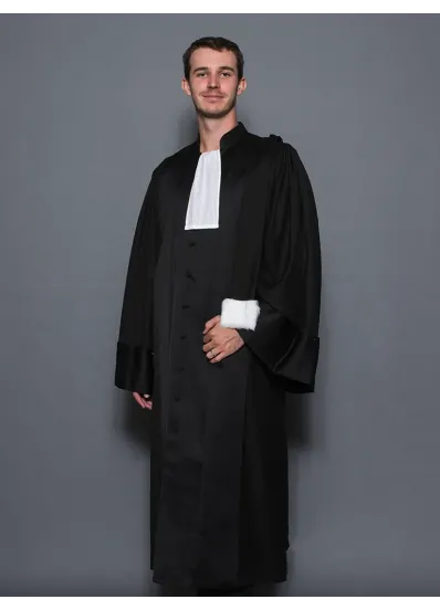 Robe Magistrat noire Tribunal Judiciaire - La Légendaire
