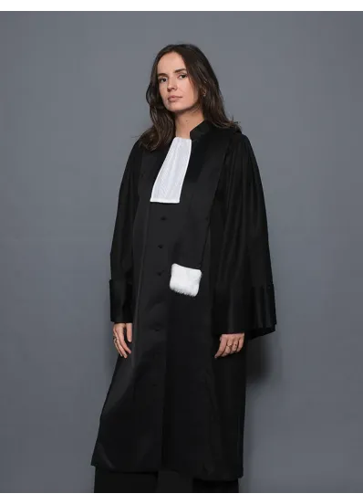 Robe Magistrat noire Tribunal Judiciaire - L'Elégante
