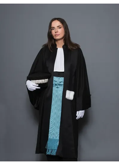 Robe Magistrat noire Tribunal Judiciaire - L'Elégante