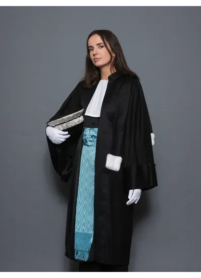 Robe Magistrat noire Tribunal Judiciaire - L'Elégante