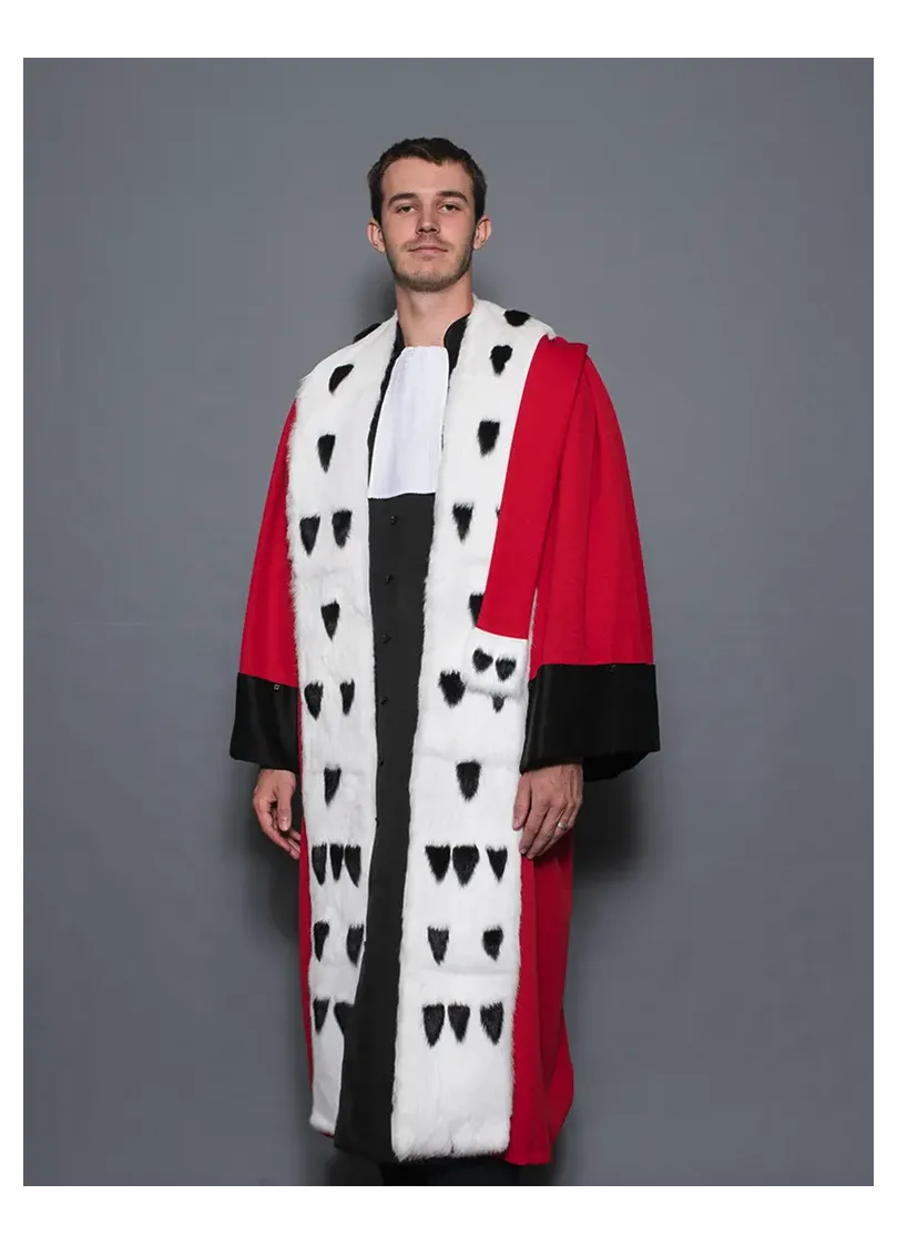Robe Magistrat rouge Herminée Cour de Cassation - L'Essentielle Robe Magistrat rouge Herminée Cour de Cassation - L'Essentielle