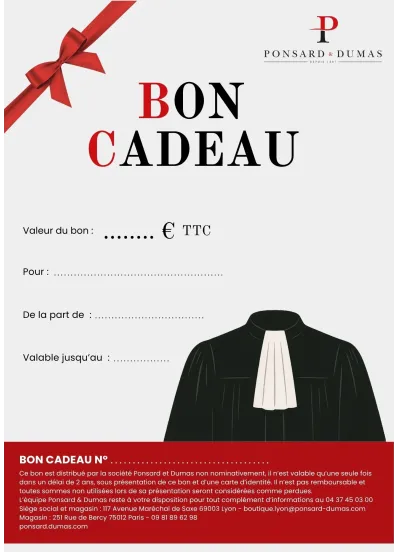 Bon cadeau - Ponsard & Dumas