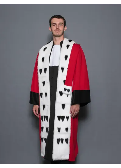 Robe Magistrat rouge Herminée Cour de Cassation - La Formaliste