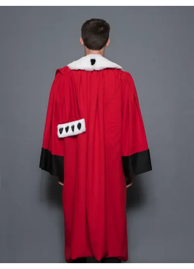 Robe Magistrat rouge Herminée Cour de Cassation - La Formaliste