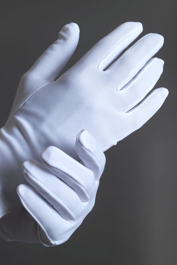 Gants avocat : gants blancs simples